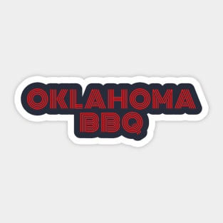 Oklahoma BBQ Sticker